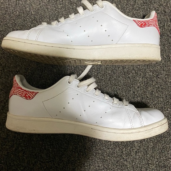 UNIQUE RED HEEL STAN SMITHS - Picture 3 of 8